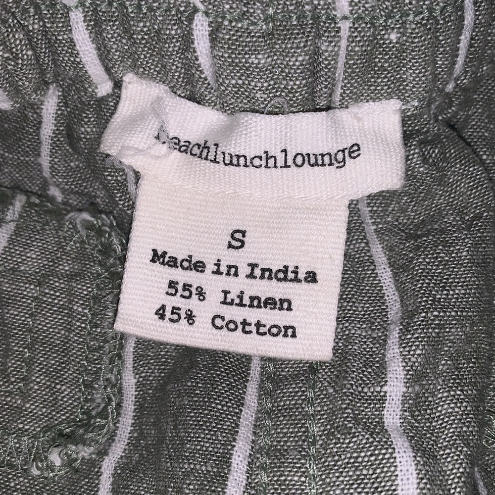 Linen-cotton pants. - Picture 3 of 3